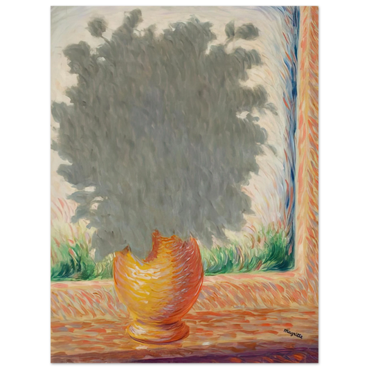 Rene Magritte - LIGHTNING 1944  75x100 cm / 30x40inches Fine Art Poster