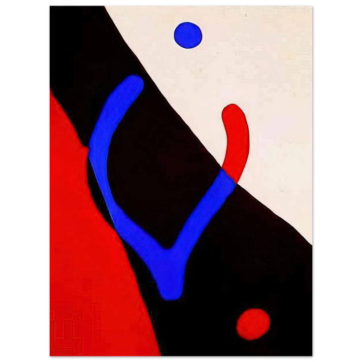 Jean Arp - Frond and navel  75x100 cm / 30x40inches Fine Art Poster