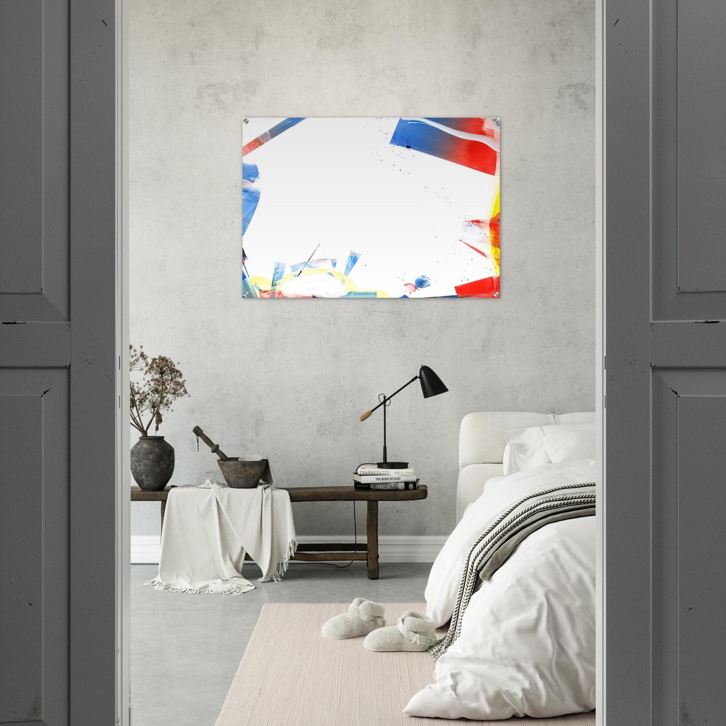 Untitled  SFM66-04  - Sam Francis Acrylic Print - 70x100 cm / 28x40″ inches