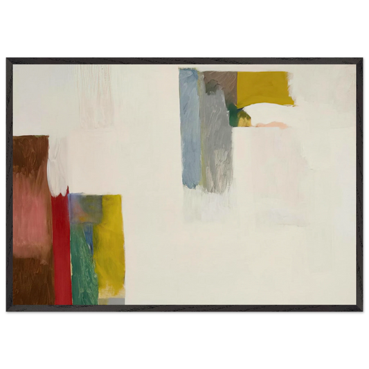 Untitled - 1974 N7 - Giorgio Cavallon 70x100 cm / 28x40 inches Framed Art Print – Black Wooden Frame
