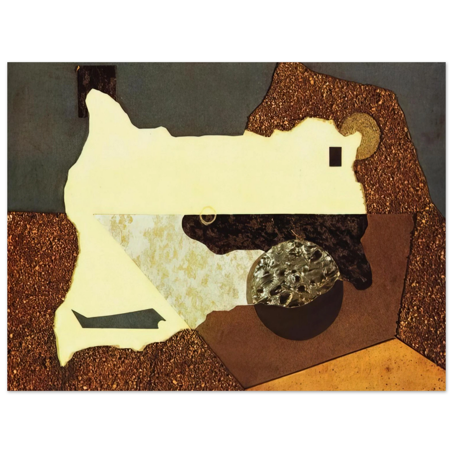 Enrico Prampolini - INTERVISTA CON LA MATERIA 1930  75x100 cm / 30x40inches Fine Art Poster
