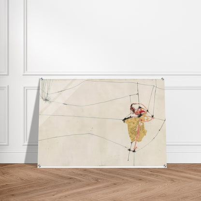 Cover for 17 variazioni su temi proposti per una pura ideologia fonetica - 1955 - Alberto Burri Acrylic Print - 70x100 cm / 28x40″ inches | Alberto Burri Wall Art | Alberto Burri Prints