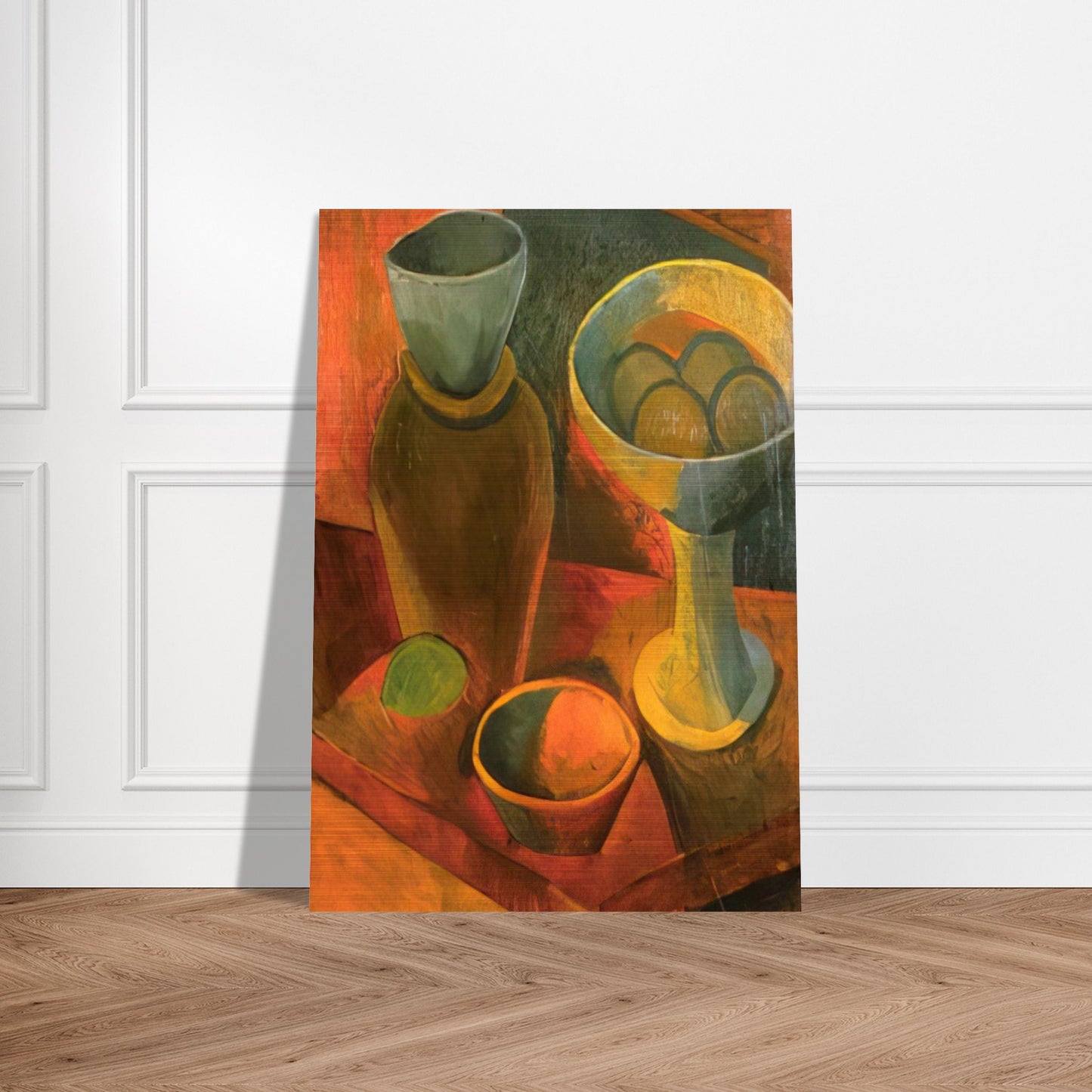 Jug and fruit dish - Pablo Picasso Brushed Aluminum Print - 70x100 cm / 28x40 inches | Pablo Picasso Aluminum Print | Pablo Picasso Prints