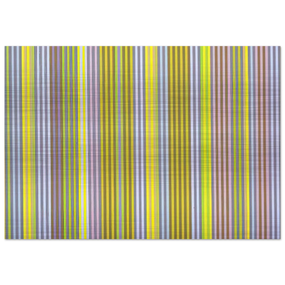 Black Popcorn - 1969 - Gene Davis Brushed Aluminum Print - 70x100 cm / 28x40 inches | Gene Davis Aluminum Print | Gene Davis Prints