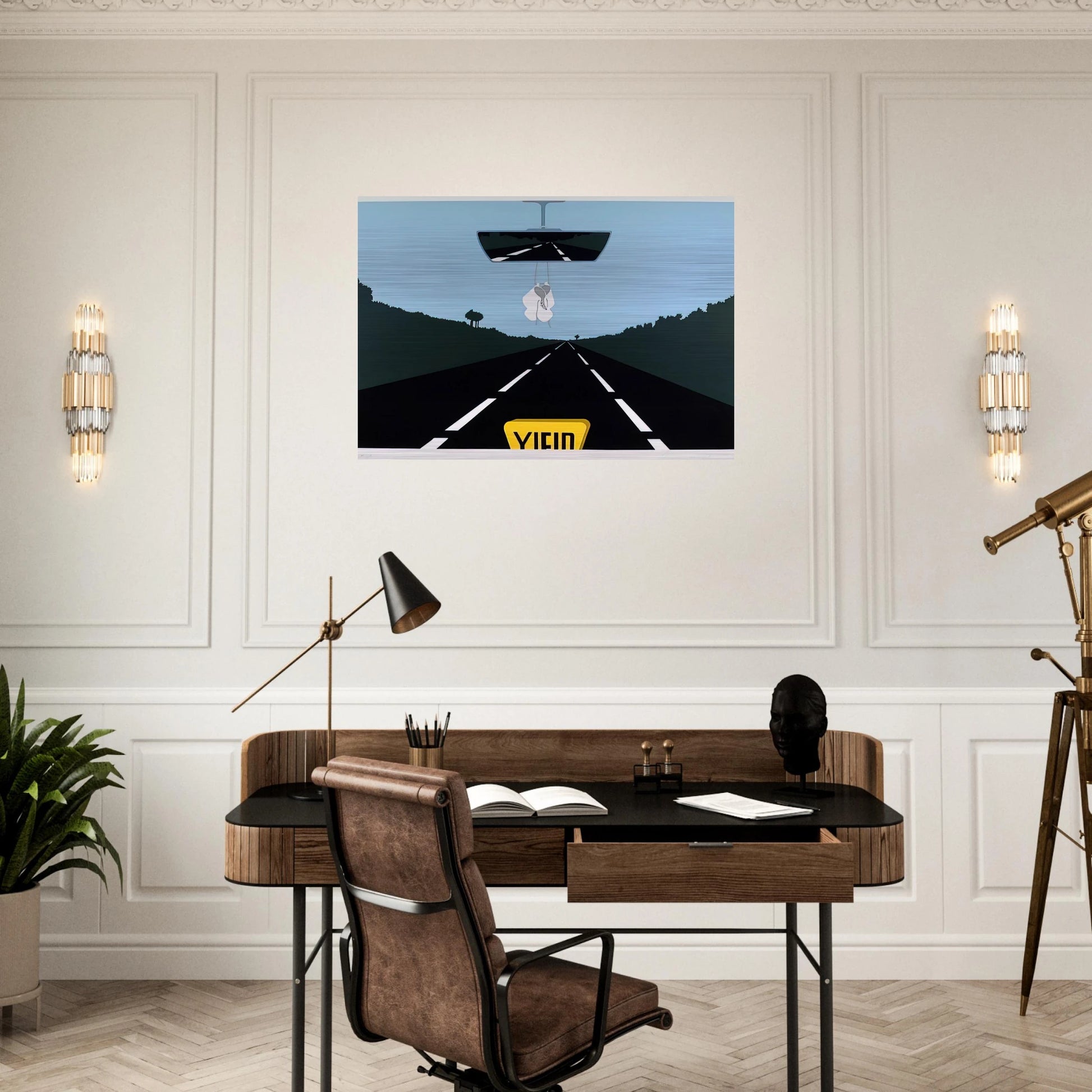 The Holy Family - Pop Art - Allan D Arcangelo Brushed Aluminum Print - 70x100 cm / 28x40 inches | Allan D Arcangelo Aluminum Print | Allan D Arcangelo Prints