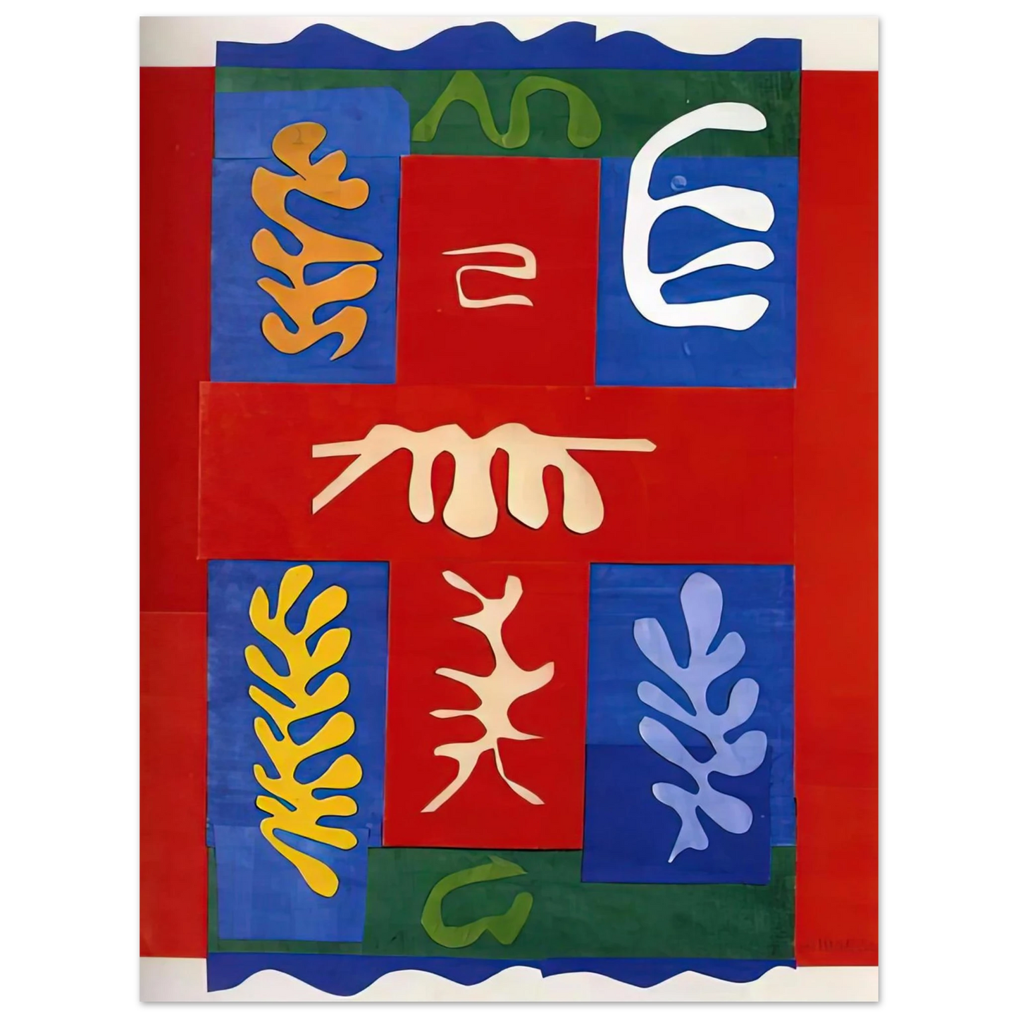Henri Matisse - CUT OUTS 4  75x100 cm / 30x40inches Fine Art Poster