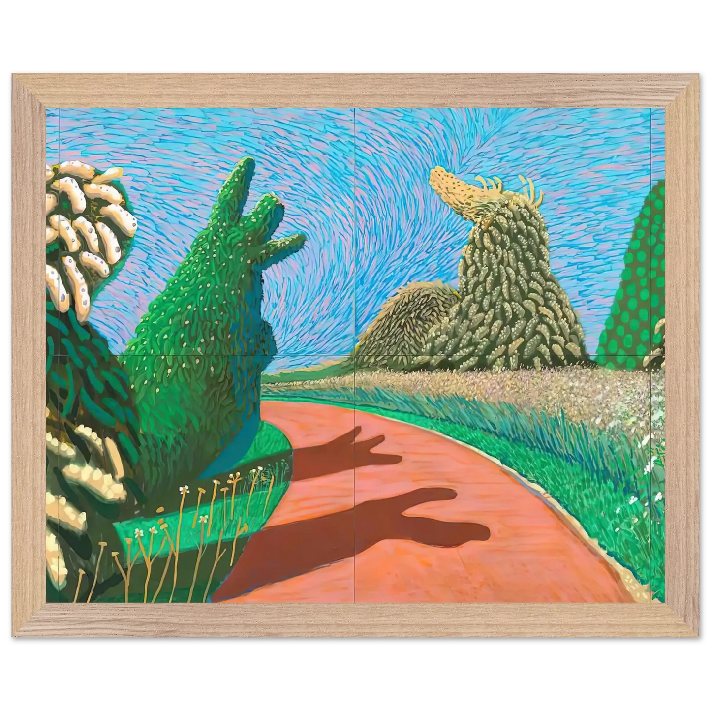David Hockney - David Hockney Wall art - 27x35 cm / 11x14 Inches - Fine Art Poster - -
