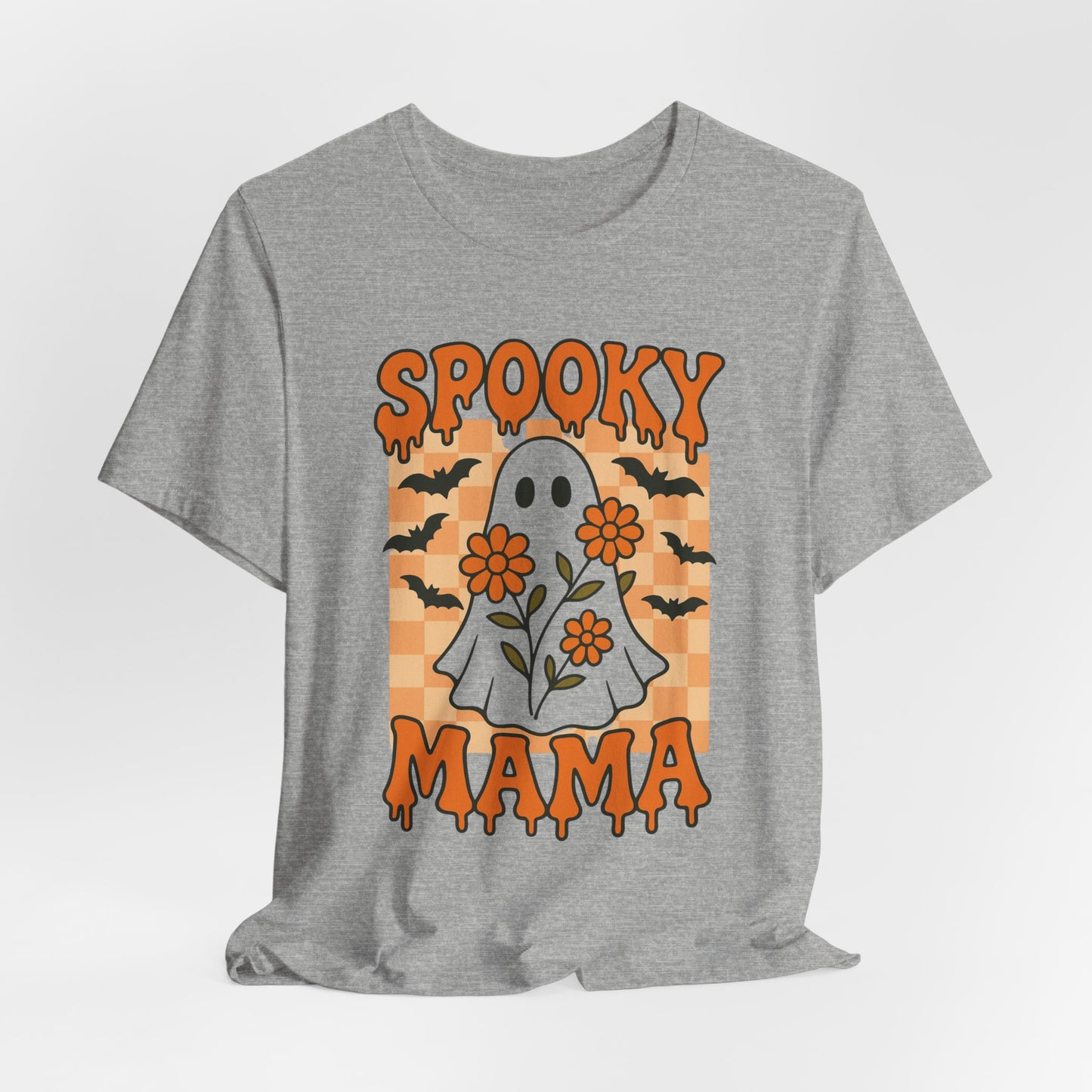 Spooky Mama Groovy Vintage Ghost Halloween Spooky Mom Mother