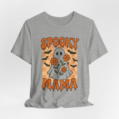 Spooky Mama Groovy Vintage Ghost Halloween Spooky Mom Mother