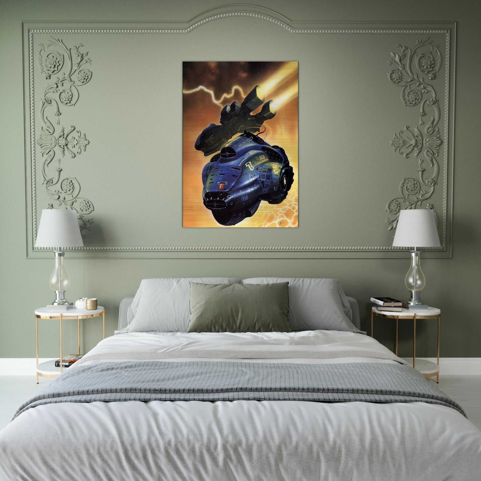 Chris Foss - Chris Foss Brushed Aluminum Print - 70x100 cm / 28x40 inches | Chris Foss Aluminum Print | Chris Foss Prints