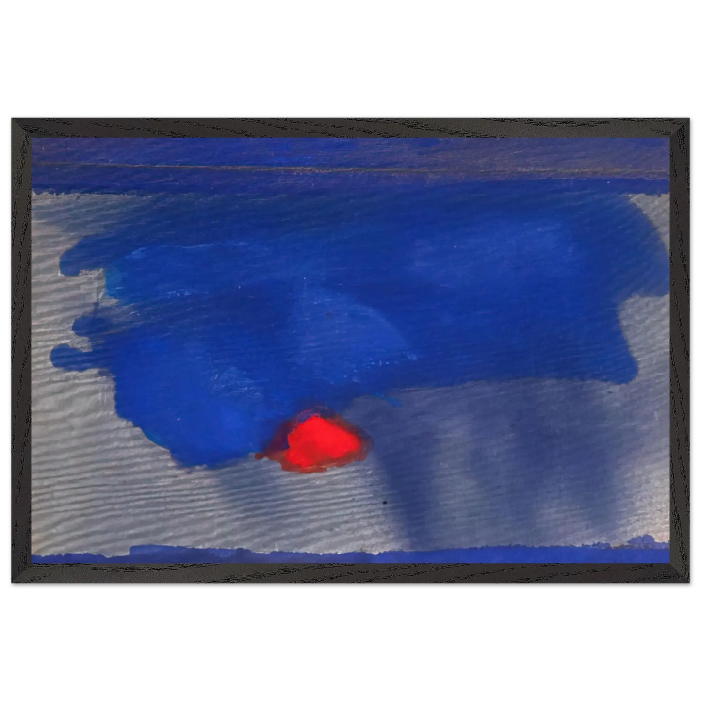 Helen Frankenthaler - Provincetown - 1964 Wall art - 15x20 cm / 6x8 Inches - Premium Wooden Framed Poster With Fine Art Paper - White frame