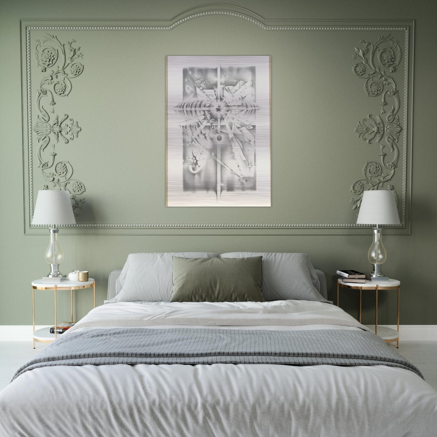 UNTITLED FROM THE ATELIER PROJECT 1986 - Lee Bontecou Brushed Aluminum Print - 70x100 cm / 28x40 inches | Lee Bontecou Aluminum Print | Lee Bontecou Prints