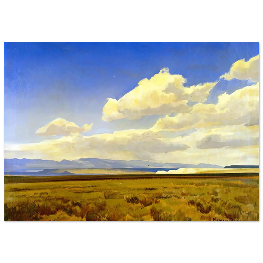 Maynard Dixon - WIND OF WYOMING 1936 Wall art - 13x18 cm / 5x7 inches - Fine Art Poster-canvas - -