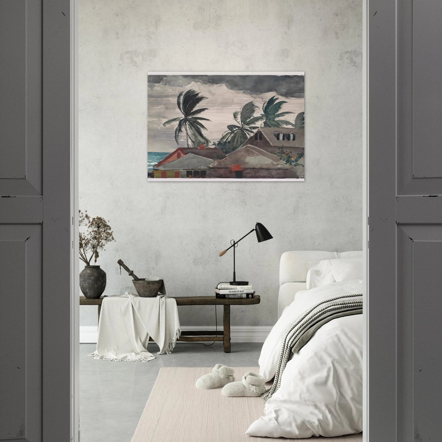 HURRICANE BAHAMAS 1898 - Winslow Homer Brushed Aluminum Print - 70x100 cm / 28x40 inches | Winslow Homer Aluminum Print | Winslow Homer Prints