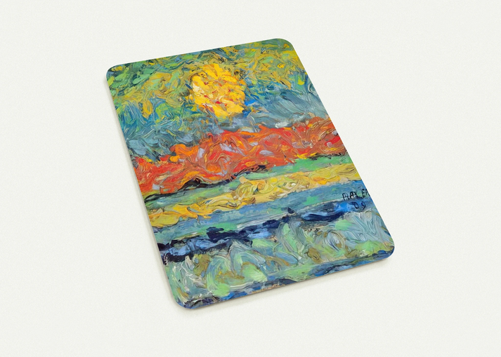 Landscape with Sun By Max Ernst Pack of 10 Post Cards | Max Ernst Post Cards | A6 (10.5 x 14.8 cm) - 4.1 x 5.8 inches