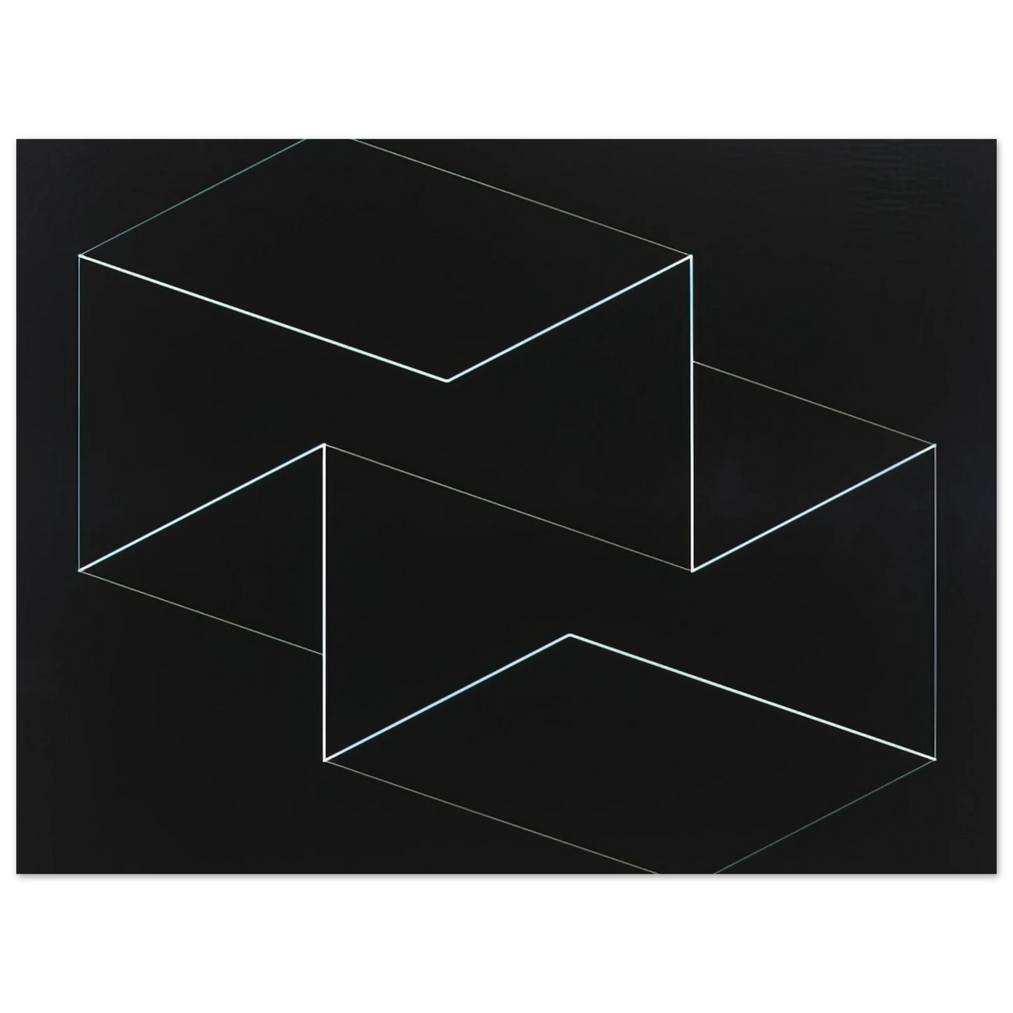 Josef Albers - F M E 5 1962  75x100 cm / 30x40inches Fine Art Poster
