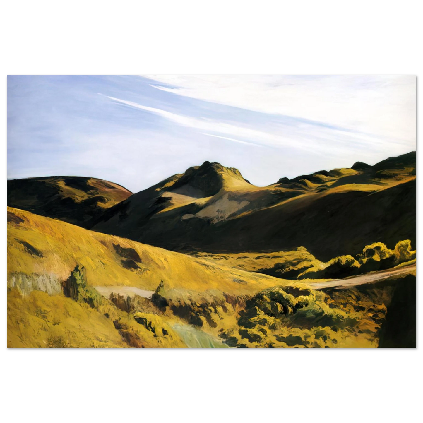 Edward Hopper - The Camel s Hump Fine Art Poster