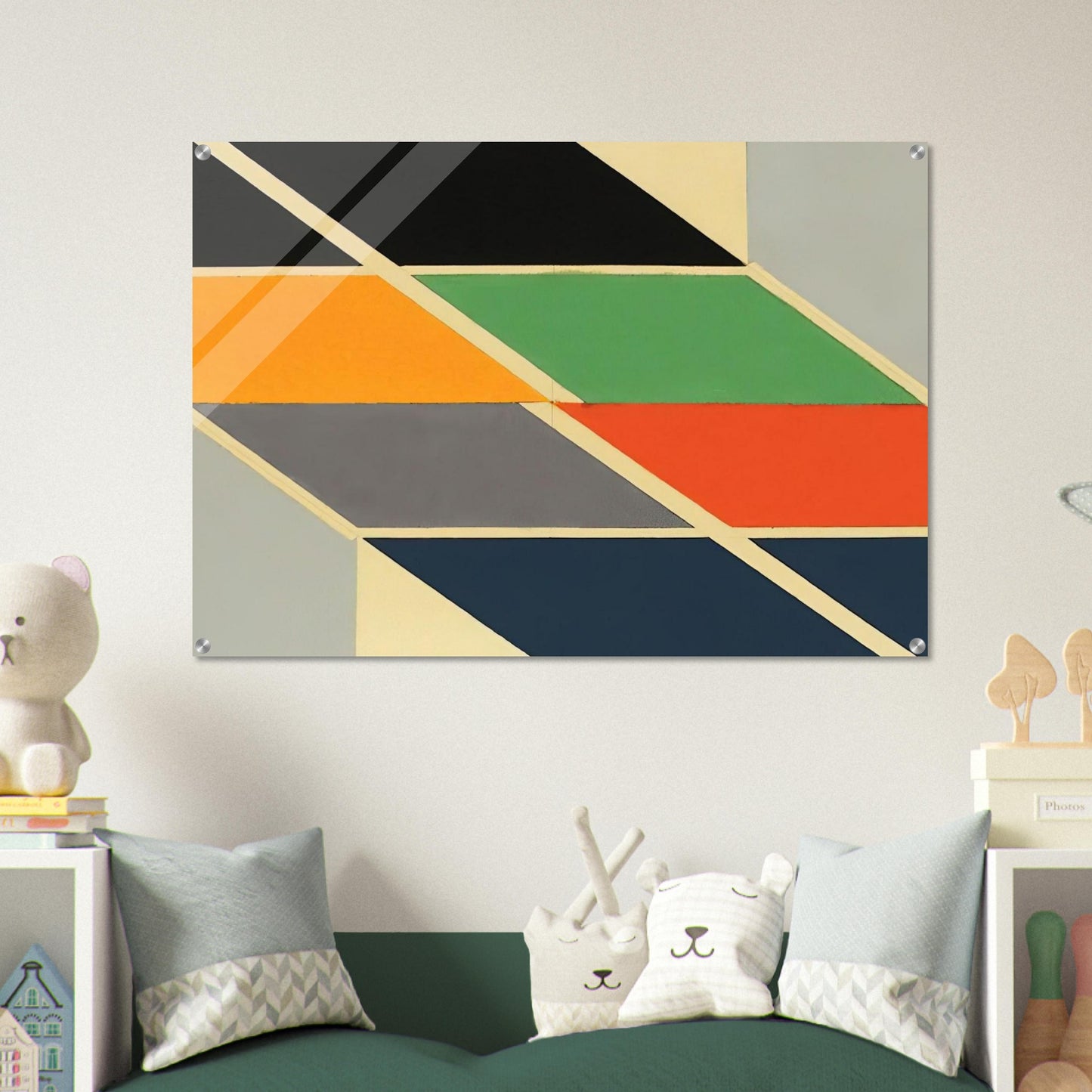 Big Bang Series - 1966 - Larry Zox Acrylic Print - 70x100 cm / 28x40″ inches