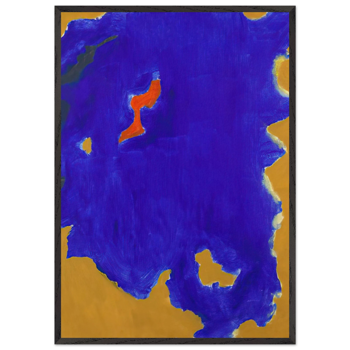 Moonlight Maine - 1972 - Betty Parsons 70x100 cm / 28x40 inches Framed Art Print – Black Wooden Frame