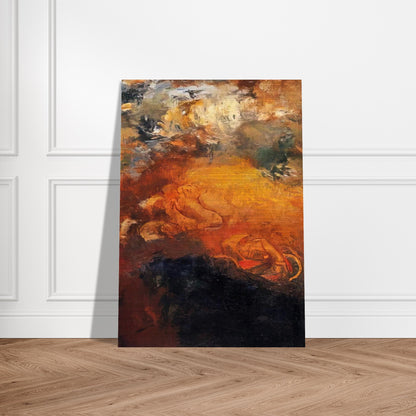 APOLLO S CHARIOT - Odilon Redon Brushed Aluminum Print - 70x100 cm / 28x40 inches | Odilon Redon Aluminum Print | Odilon Redon Prints