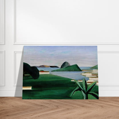 Rio de Janeiro - Tarsila do Amaral Brushed Aluminum Print - 70x100 cm / 28x40 inches | Tarsila do Amaral Aluminum Print | Tarsila do Amaral Prints