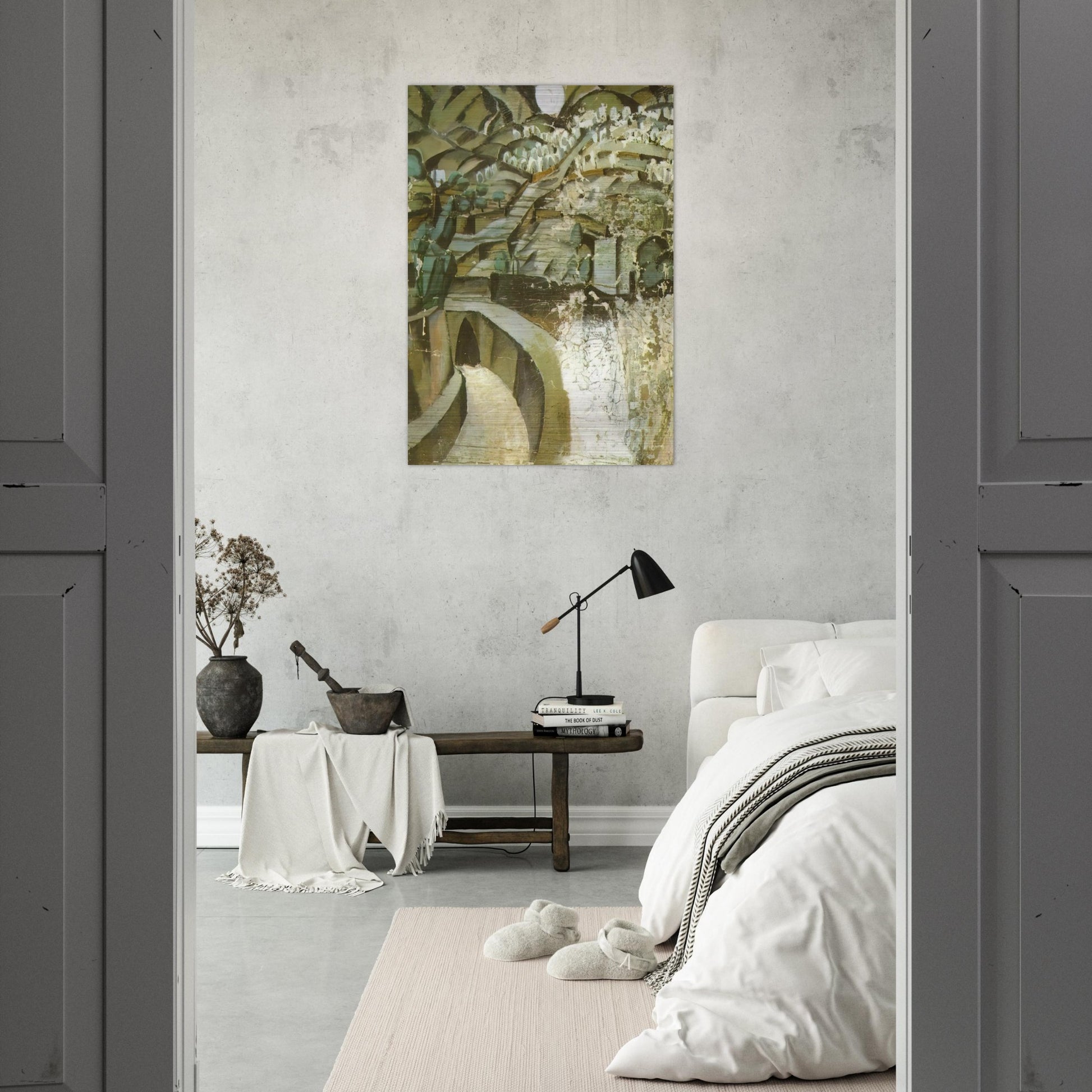 LA JORNETA - Salvador Dali Brushed Aluminum Print - 70x100 cm / 28x40 inches | Salvador Dali Aluminum Print | Salvador Dali Prints