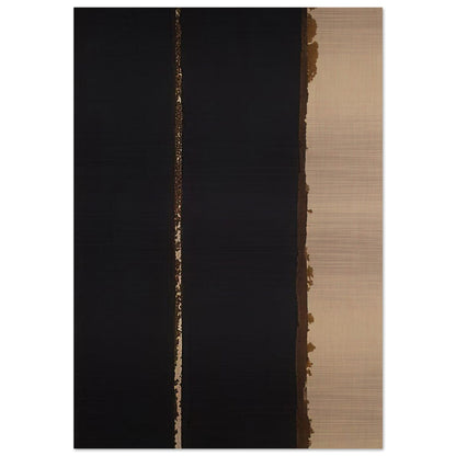 Umber Blue - 1991 - Yun Hyong-keun Brushed Aluminum Print - 70x100 cm / 28x40 inches | Yun Hyong-keun Aluminum Print | Yun Hyong-keun Prints