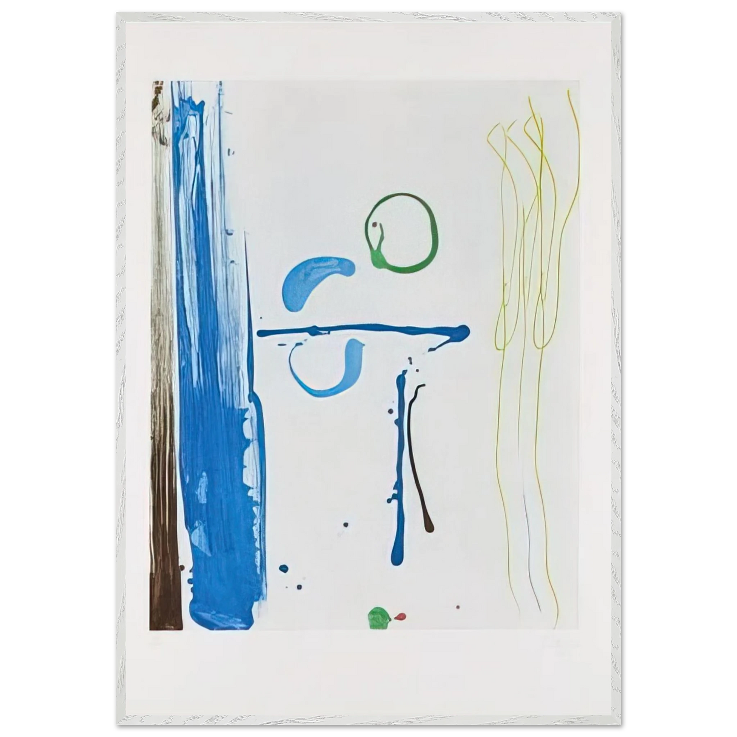 Helen Frankenthaler - Sunshine After Rain - 1987 Wall art - A3 (29.7 x 42  cm) - Premium Wooden Framed Poster With Fine Art Paper-canvas - Wood frame