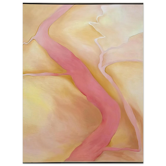 Georgia O'Keeffe - It Was Yellow and Pink II Fine Art Poster