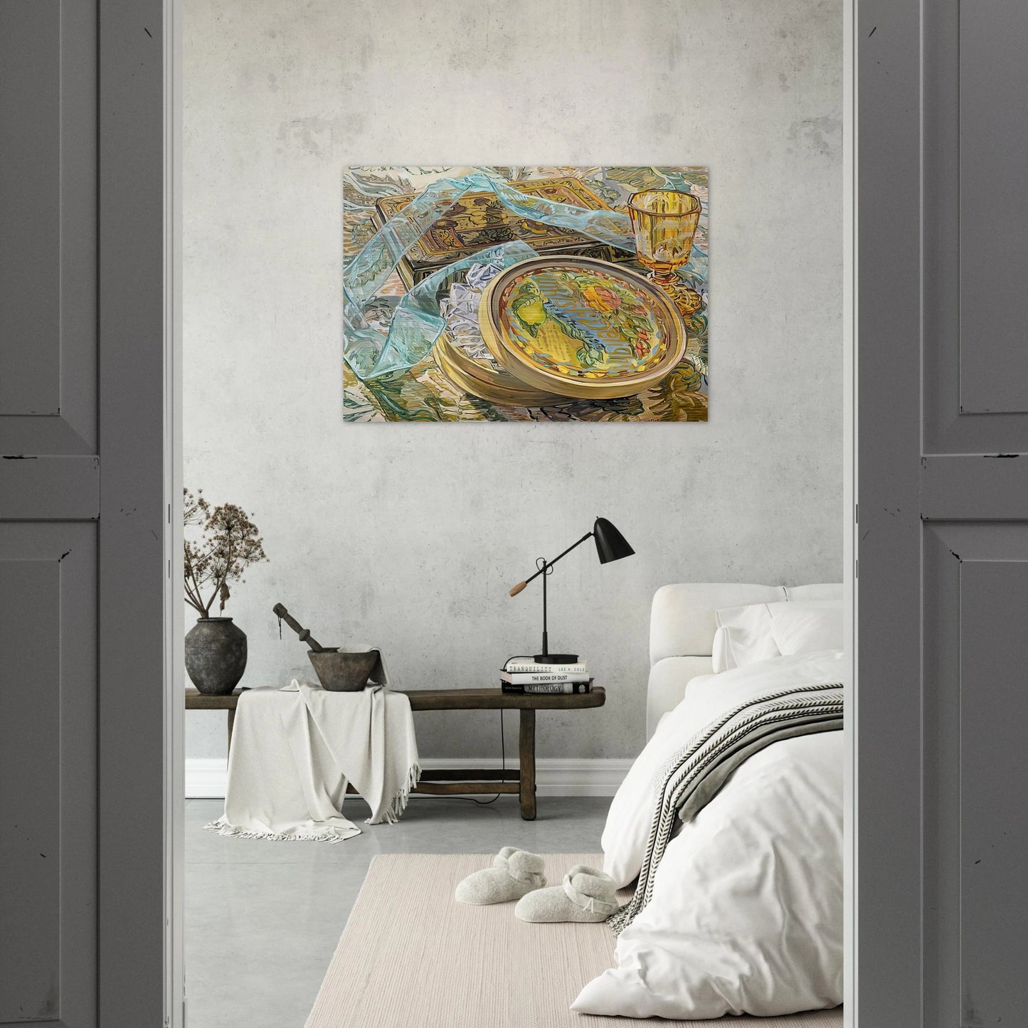 TURKISH DELIGHT 2003 - Janet Fish Brushed Aluminum Print - 70x100 cm / 28x40 inches | Janet Fish Aluminum Print | Janet Fish Prints