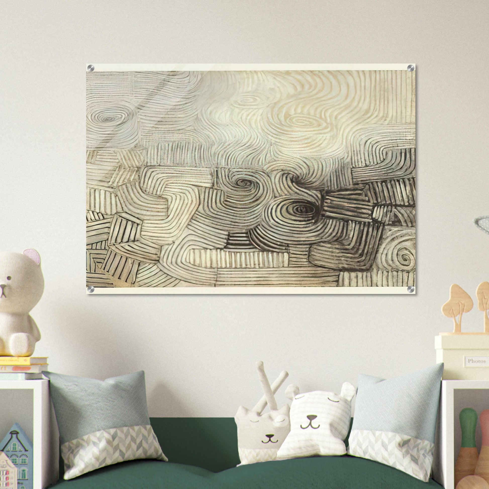 The Snowstorm - 1950 - Victor Pasmore Acrylic Print - 70x100 cm / 28x40″ inches