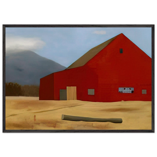 Orange no 2 1939 - Precisionism - Ralston Crawford 70x100 cm / 28x40 inches Framed Art Print – Black Wooden Frame