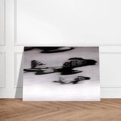 PHANTOM INTERCEPTORS - Gerhard Richter Brushed Aluminum Print - 70x100 cm / 28x40 inches | Gerhard Richter Aluminum Print | Gerhard Richter Prints
