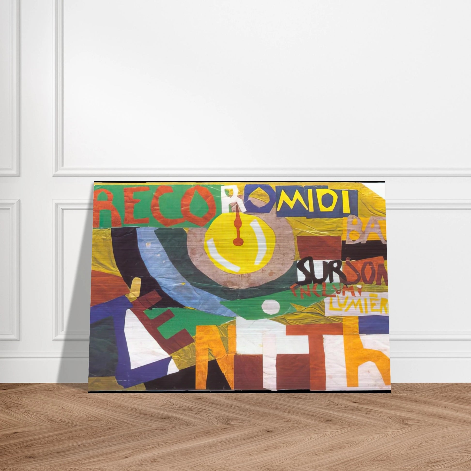 ZENITH - Sonia Delaunay Brushed Aluminum Print - 70x100 cm / 28x40 inches | Sonia Delaunay Aluminum Print | Sonia Delaunay Prints