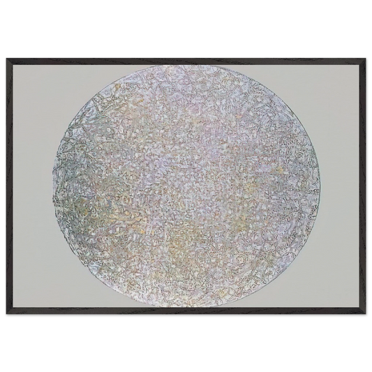 Palm Sight - Richard Pousette-Dart 70x100 cm / 28x40 inches Framed Art Print – Black Wooden Frame