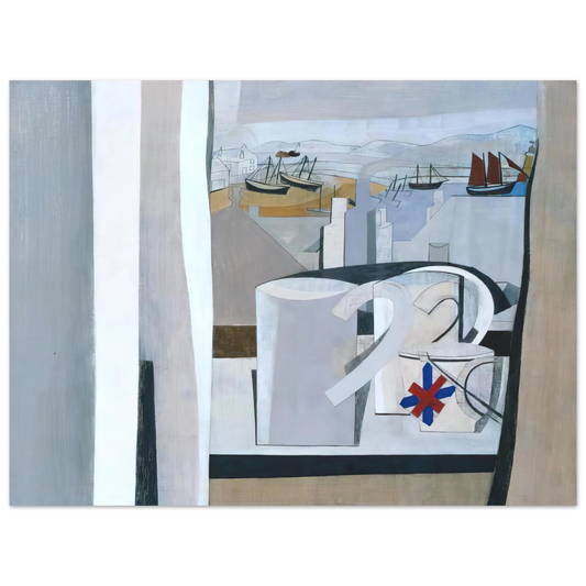 Ben Nicholson - 1943-45 St Ives, Cornwall - 1945  75x100 cm / 30x40inches Fine Art Poster
