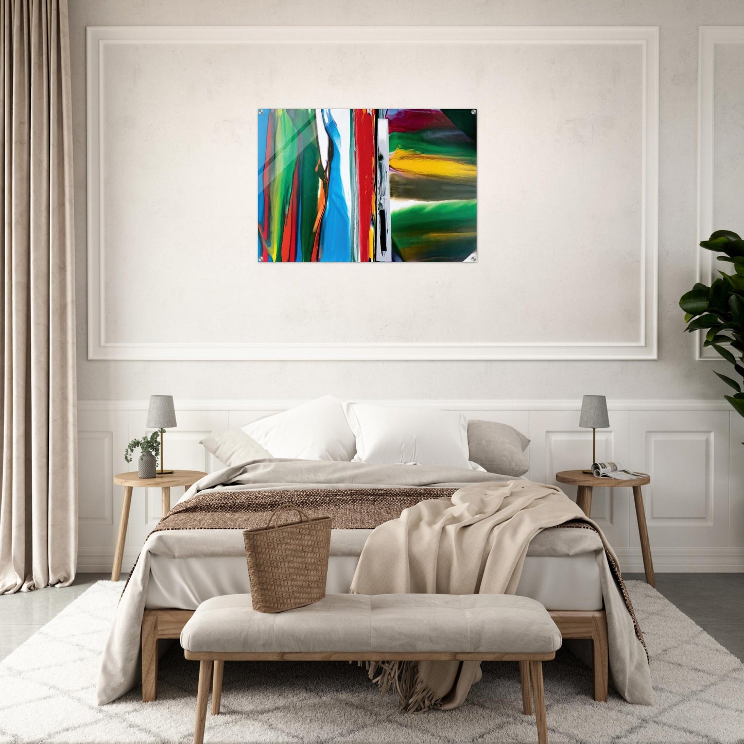 Phenomena Astral Tundra - Paul Jenkins Acrylic Print - 70x100 cm / 28x40″ inches