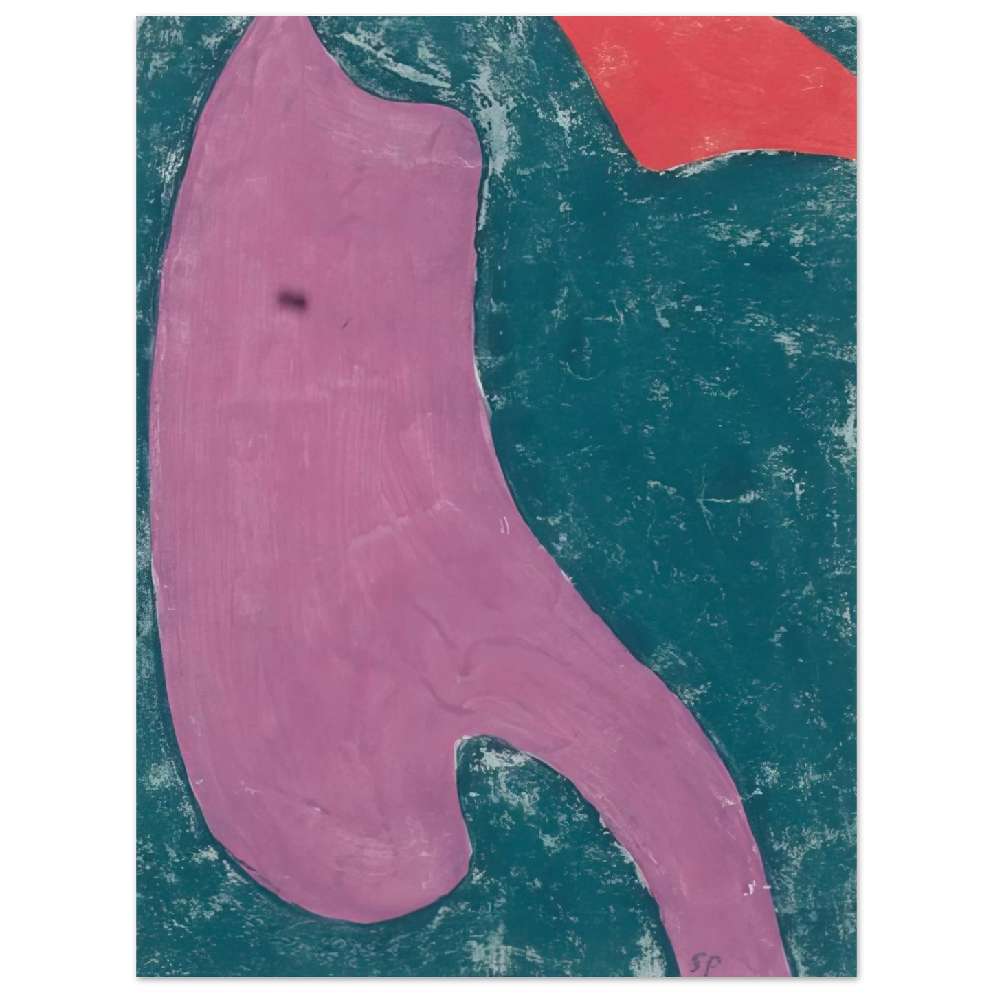 Serge Poliakoff - Etude de tissu - 1946  75x100 cm / 30x40inches Fine Art Poster