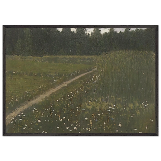 Forest Glade - Arkhyp Kuindzhi 70x100 cm / 28x40 inches Framed Art Print – Black Wooden Frame