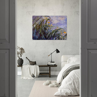 Yellow Irises - claude monet Acrylic Print - 70x100 cm / 28x40″ inches