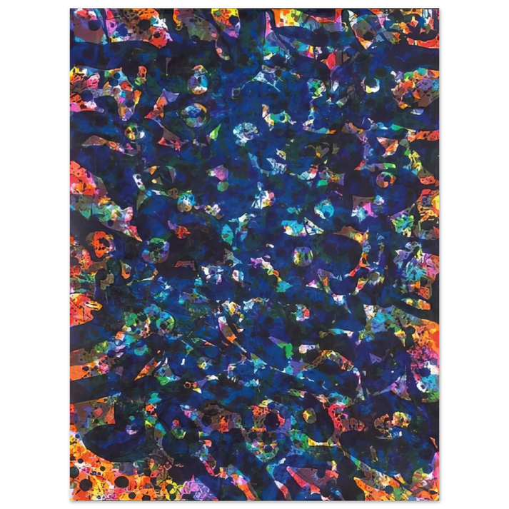 Sam Francis - Her Blue Deeps  75x100 cm / 30x40inches Fine Art Poster