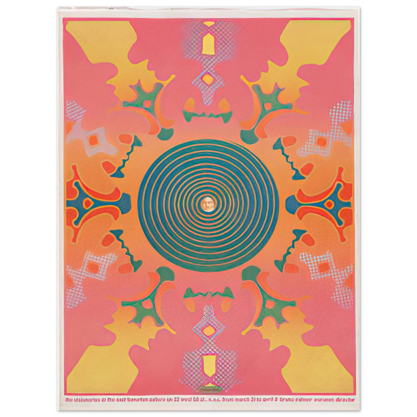 Peter Max - THE VISIONARIES AT THE EAST HAMPTON GALLERY 1967  75x100 cm / 30x40inches Fine Art Poster
