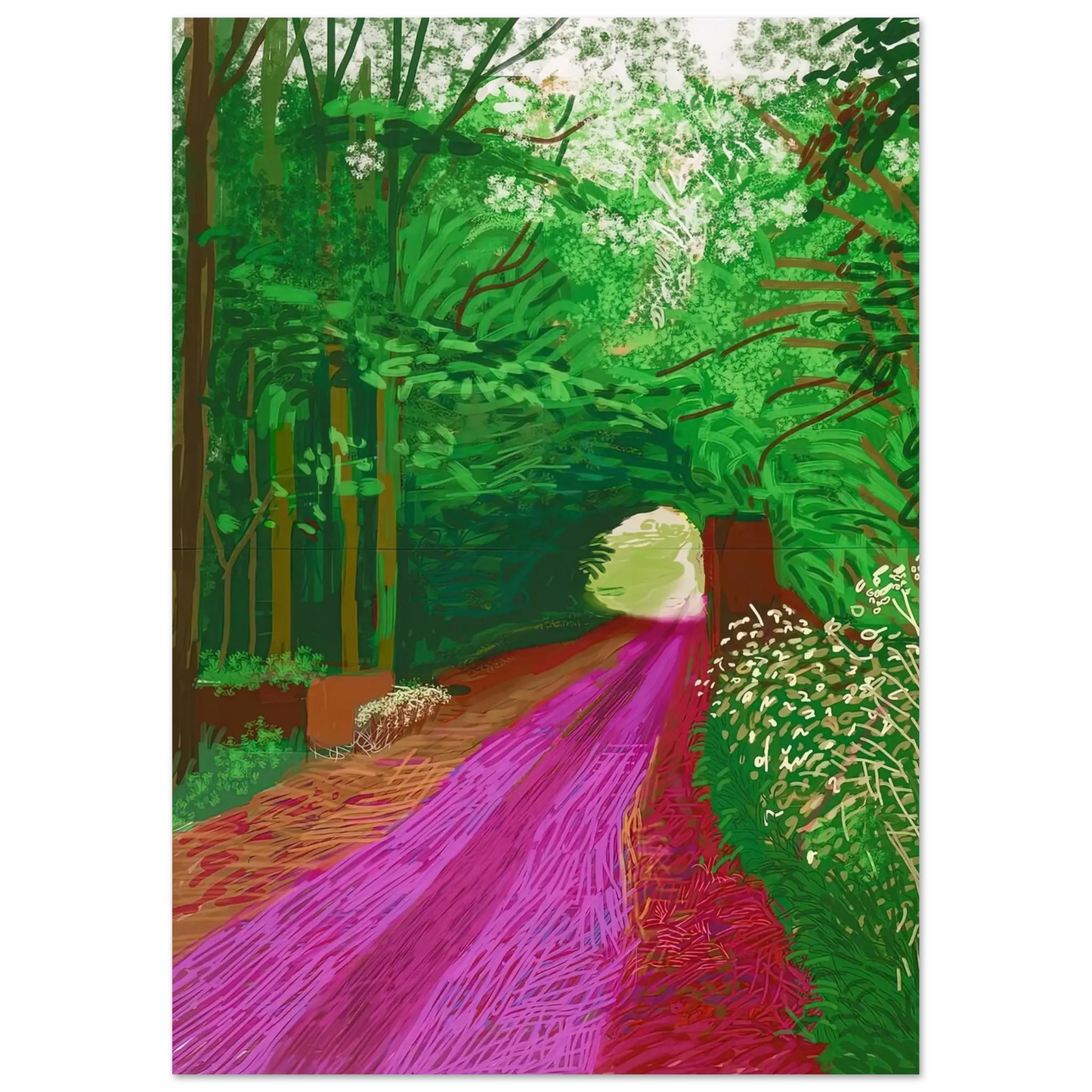 David Hockney - David Hockney Wall art - 60x80 cm / 24x32 inches - Fine Art Poster - -