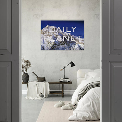 DAILY PLANET 2003 - Edward Ruscha Brushed Aluminum Print - 70x100 cm / 28x40 inches | Edward Ruscha Aluminum Print | Edward Ruscha Prints