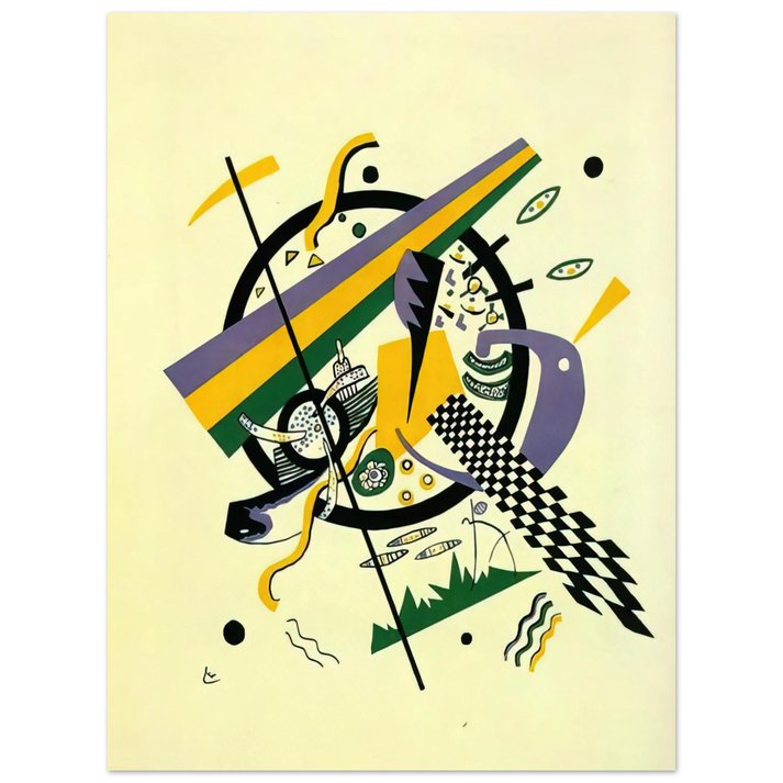 Wassily Kandinsky - SMALL WORLDS IV 1922  75x100 cm / 30x40inches Fine Art Poster