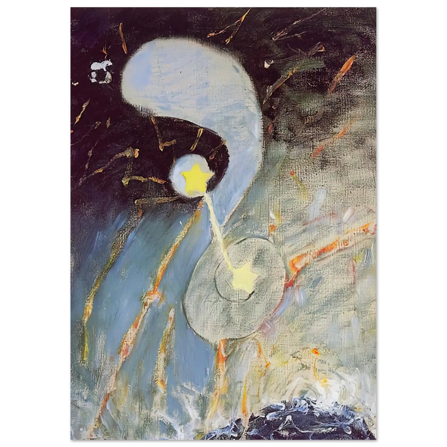 Hilma af Klint - CHAOS NR 2 1906 Wall art - 15x20 cm / 6x8 Inches - Fine Art Poster - -