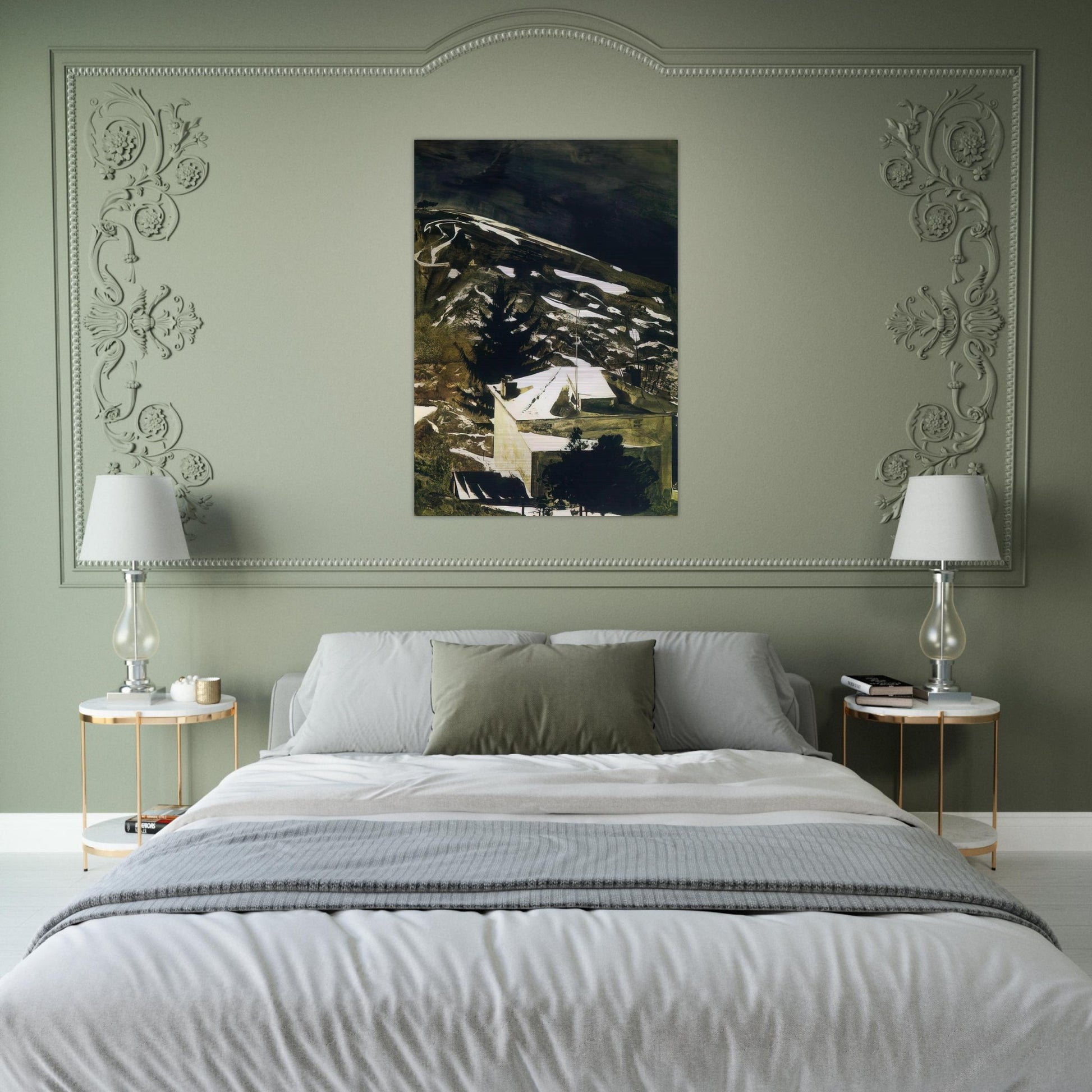 WOLF MOON 1975 - Andrew Wyeth Brushed Aluminum Print - 70x100 cm / 28x40 inches | Andrew Wyeth Aluminum Print | Andrew Wyeth Prints