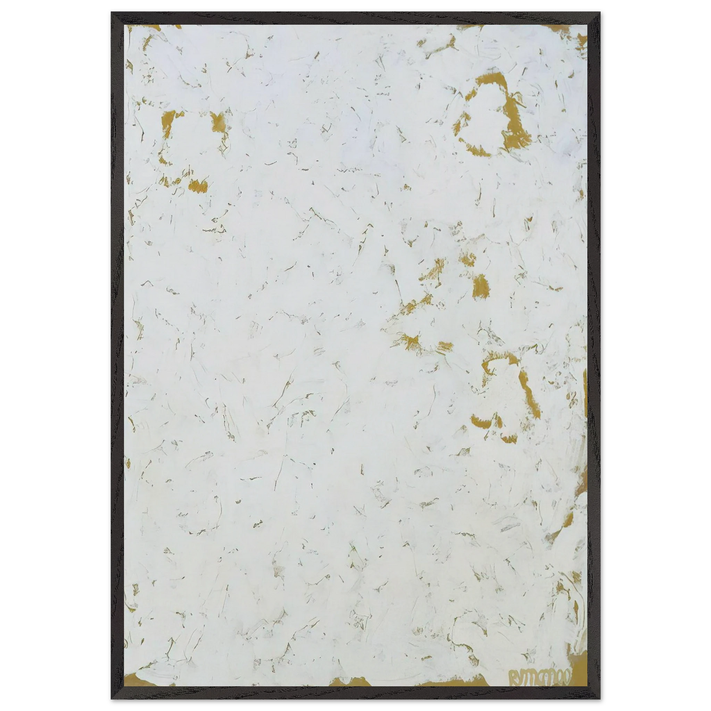 Wing - Robert Ryman 70x100 cm / 28x40 inches Framed Art Print – Black Wooden Frame