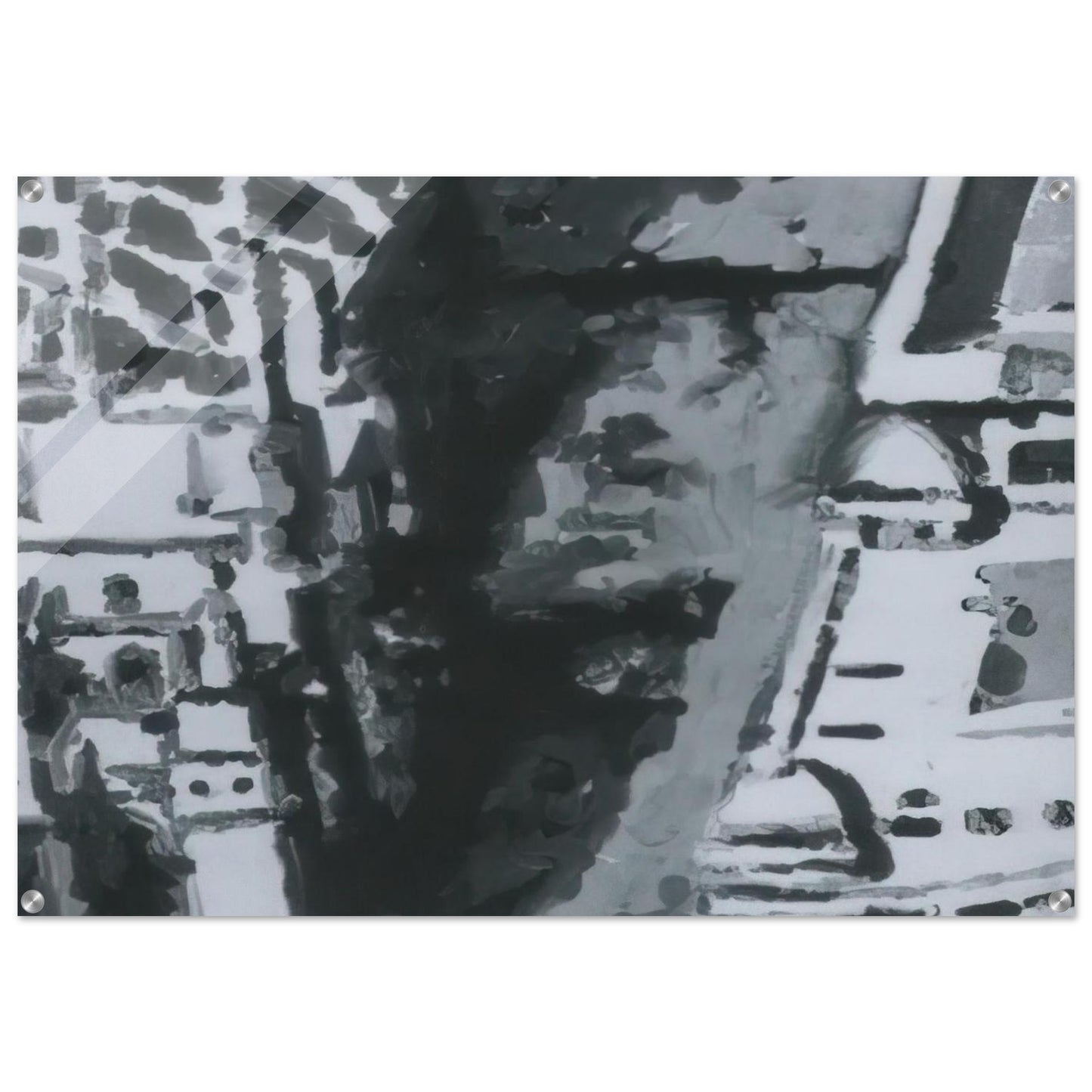 TOWNSCAPE M7 1968 - Gerhard Richter Acrylic Print - 70x100 cm / 28x40″ inches