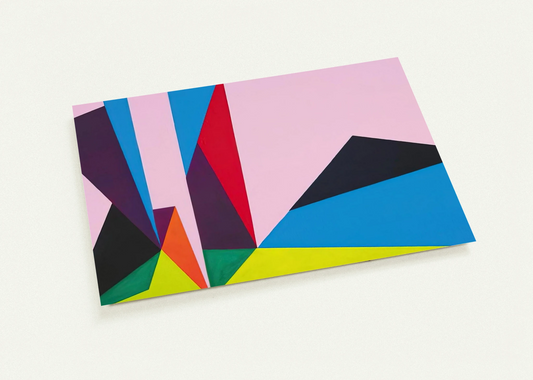 Magical Space Forms - 1948 By Lorser Feitelson Pack of 10 Post Cards | Lorser Feitelson Post Cards | A6 (10.5 x 14.8 cm) - 4.1 x 5.8 inches